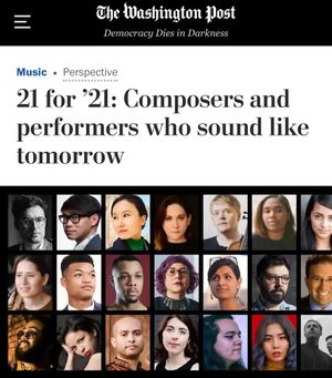Image post by @americancomposersforum on Instagram