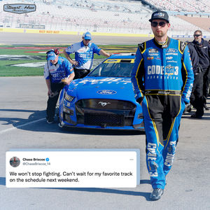 Image post by @StewartHaasRcng on Twitter