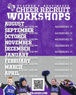 Image post by @SFA_Cheer_ on Twitter