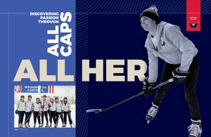 Image post by @CapsYouthHockey on Twitter