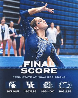Image post by @PennStateWGYM on Twitter