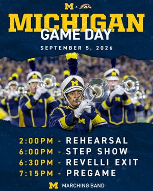 Image post by @umichband on Instagram