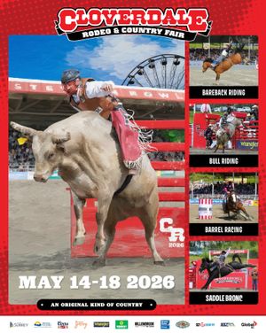 Image post by @cloverdalerodeo on Instagram