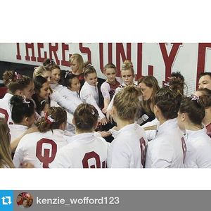 Image post by @ou_wgymnastics on Instagram