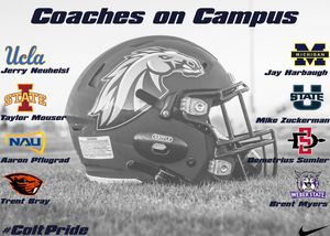 Image post by @CasteelFootball on Twitter