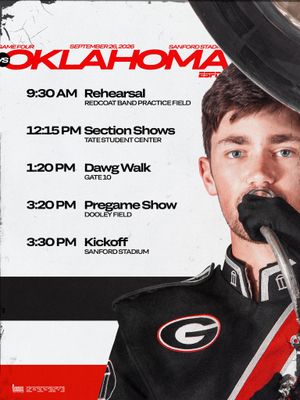 Image post by @ugaredcoatband on Instagram