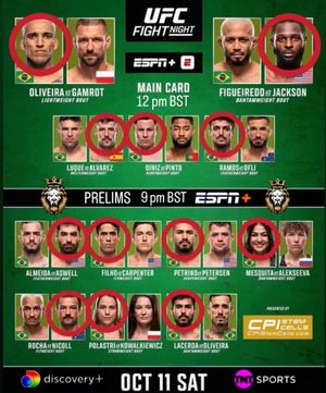 Image post by @prolondonmma on Instagram