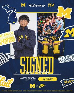 Image post by @umichwrestling on Instagram