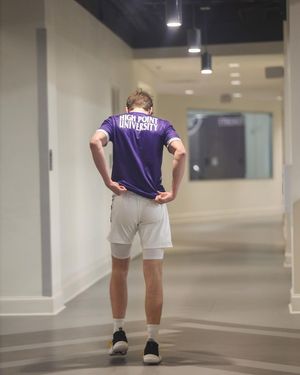 Image post by @HPUMensBasketball on Facebook
