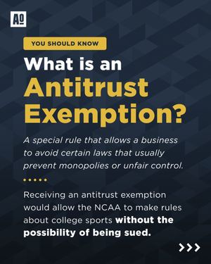 Text post by @AthletesOrg on Twitter/X