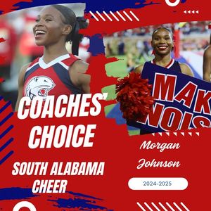 Image post by @southalabama.cheerleading on Facebook