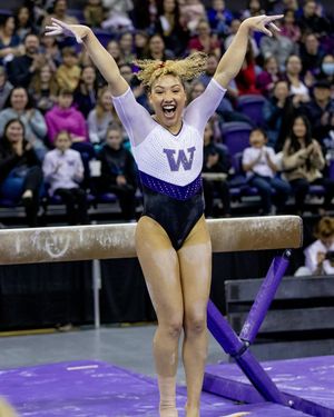 Image post by @uwgymnastics on Instagram