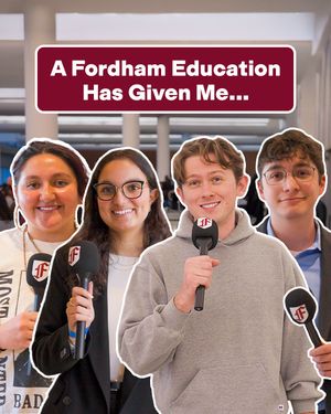 Image post by @fordhamuniversity on Instagram