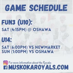 Image post by @muskokaroyals on Facebook