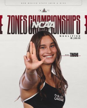 Image post by @nmstateswimdive on Instagram