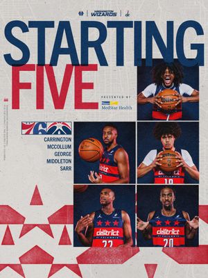 Image post by @WashWizards on Twitter