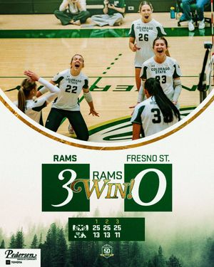 Image post by @CSUVolleyball on Twitter