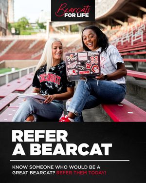 Image post by @uofcincy on Twitter
