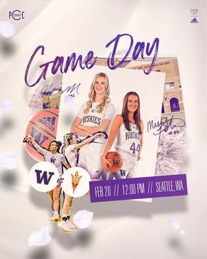 Image post by @uw_wbb on Instagram
