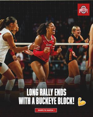 Image post by @ohiostatewvb on Instagram