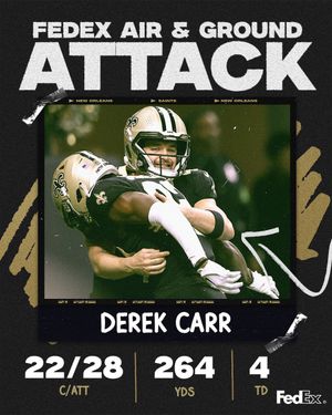Image post by @Saints on Twitter
