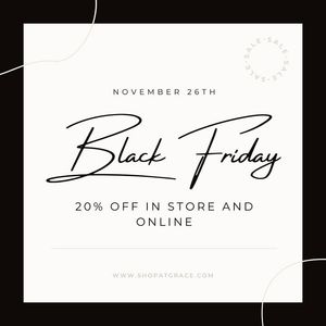 Image post by @shopatgrace on Facebook