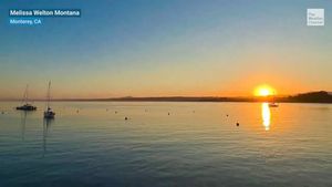Image post by @weatherchannel on Twitter