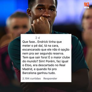 Image post by @90minbrasil on Instagram