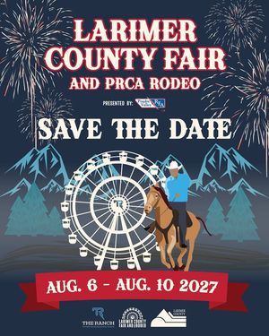 Image post by @LarimerCountyFairAndRodeo on Facebook
