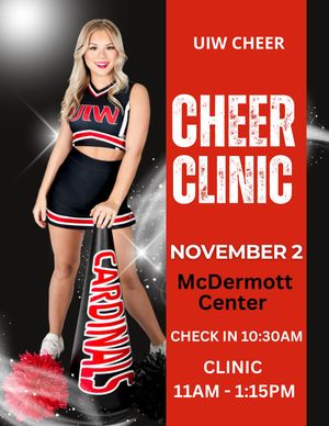 Image post by @uiwcheer on Instagram