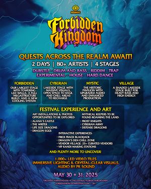 Image post by @forbiddenkingdomfest on Instagram