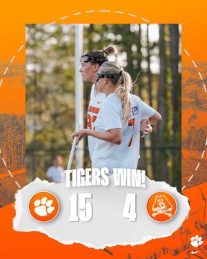 Image post by @ClemsonWlax on Twitter