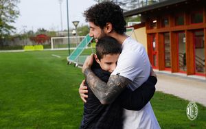 Image post by @acmilan on Twitter