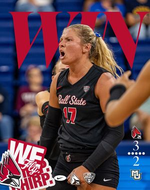 Image post by @ballstatewvb on Instagram