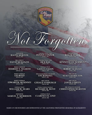 Image post by @calfire on Instagram