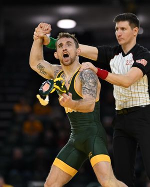 Image post by @ndsuwrestling on Instagram