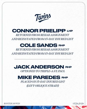 Image post by @Twins on Twitter
