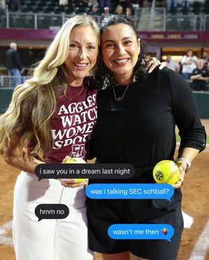 Image post by @aggiesoftball on Instagram