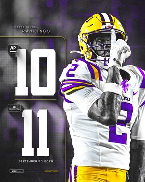Image post by @lsufootball on Instagram