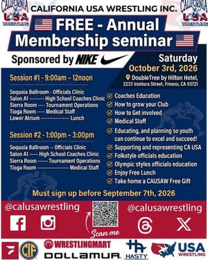 Image post by @calusawrestling on Instagram