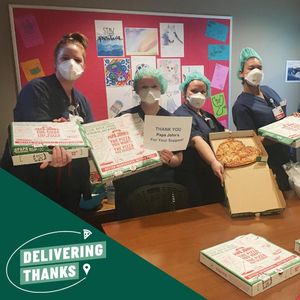 Image post by @papajohns on Instagram