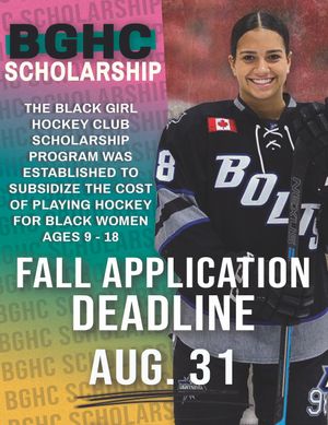 Image post by @BlackGirlHockey on Twitter