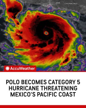 Image post by @accuweather on Twitter/X
