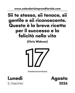 Image post by @calendarioimprenditoriale on Instagram