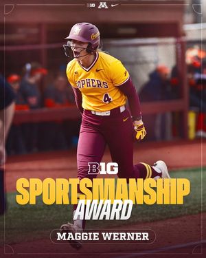 Image post by @GopherSoftball on Facebook