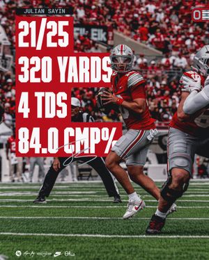Image post by @ohiostatefb on Instagram