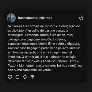 Image post by @frasesdeumpublicitario on Instagram