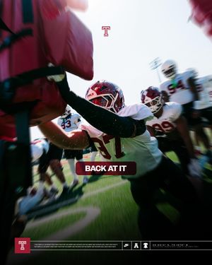 Image post by @temple_fb on Instagram