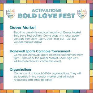 Image post by @boldlovefest on Instagram