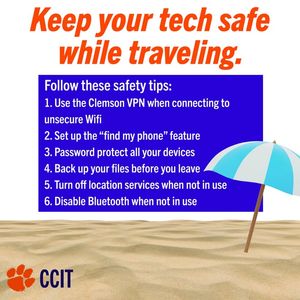 Image post by @clemsonIT on Facebook